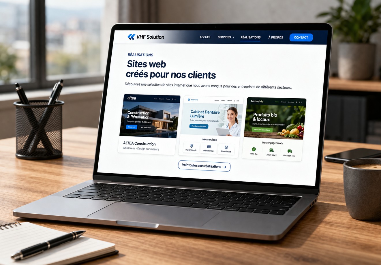 Site web et présence en ligne pour les entreprises