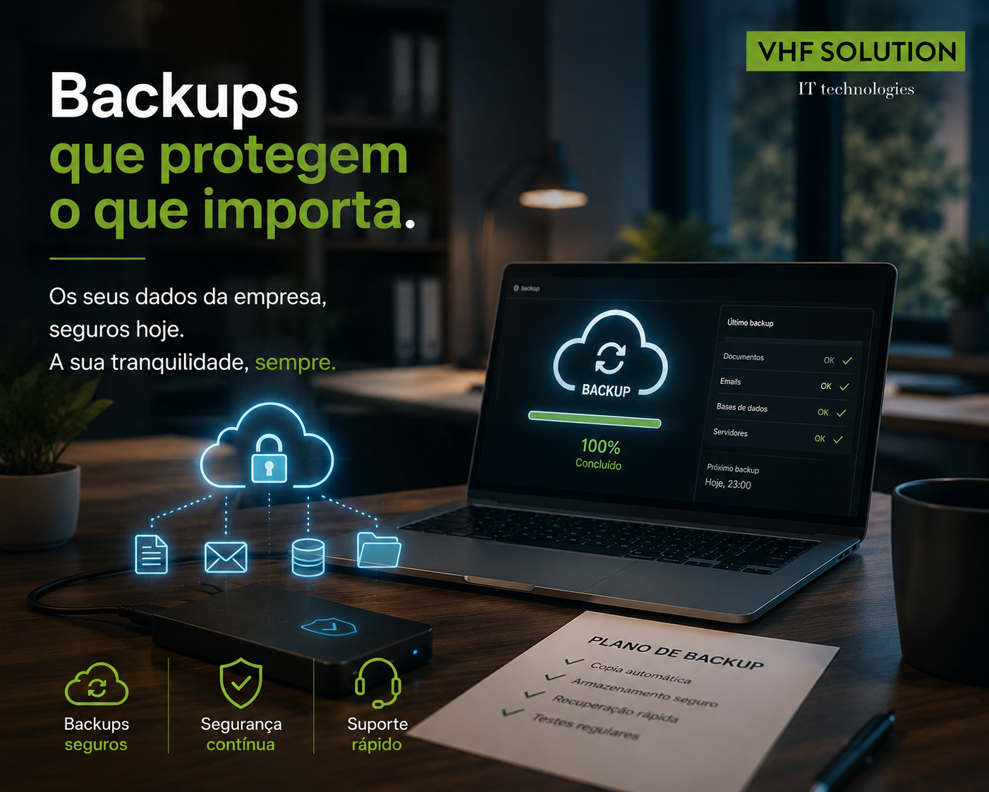 Backups empresariais para PME